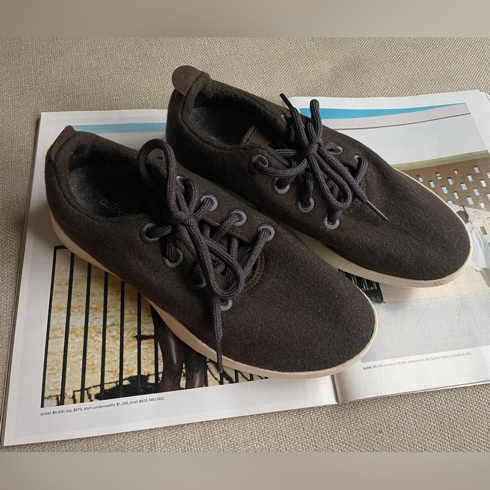 Allbirds Wool Runner Superfine NZ Merino In Brown Size W7